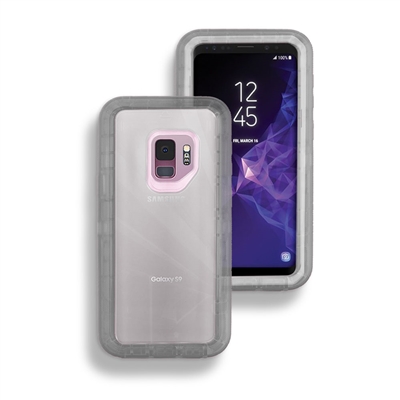 Samsung Galaxy S9 Hybrid 3pcs Cover Case Transparent Smoke