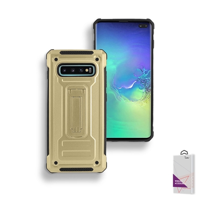 Samsung Galaxy S10 Plus/ S10+ Mars 2 Hybrid Slim Kickstand CASE HYB28 Gold